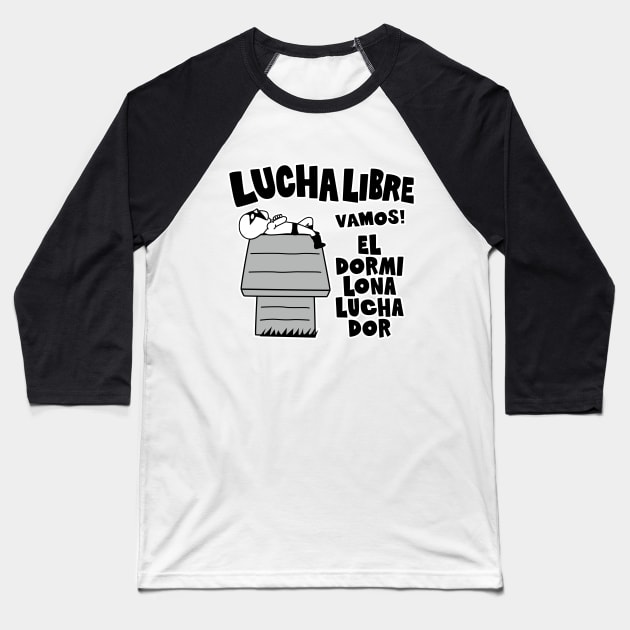 LUCHA LIBRE#70mono Baseball T-Shirt by RK58